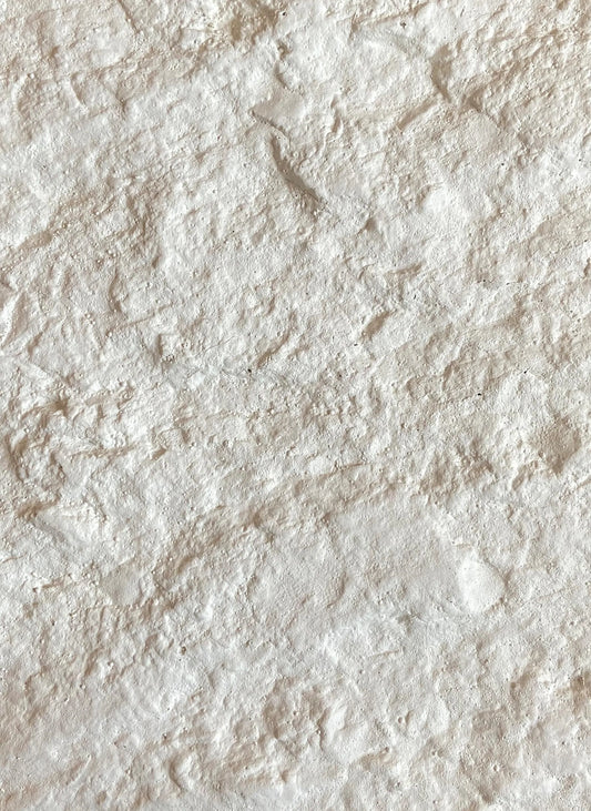 Steinpaneel-Flexibel Weiß mit feiner Reliefstruktur