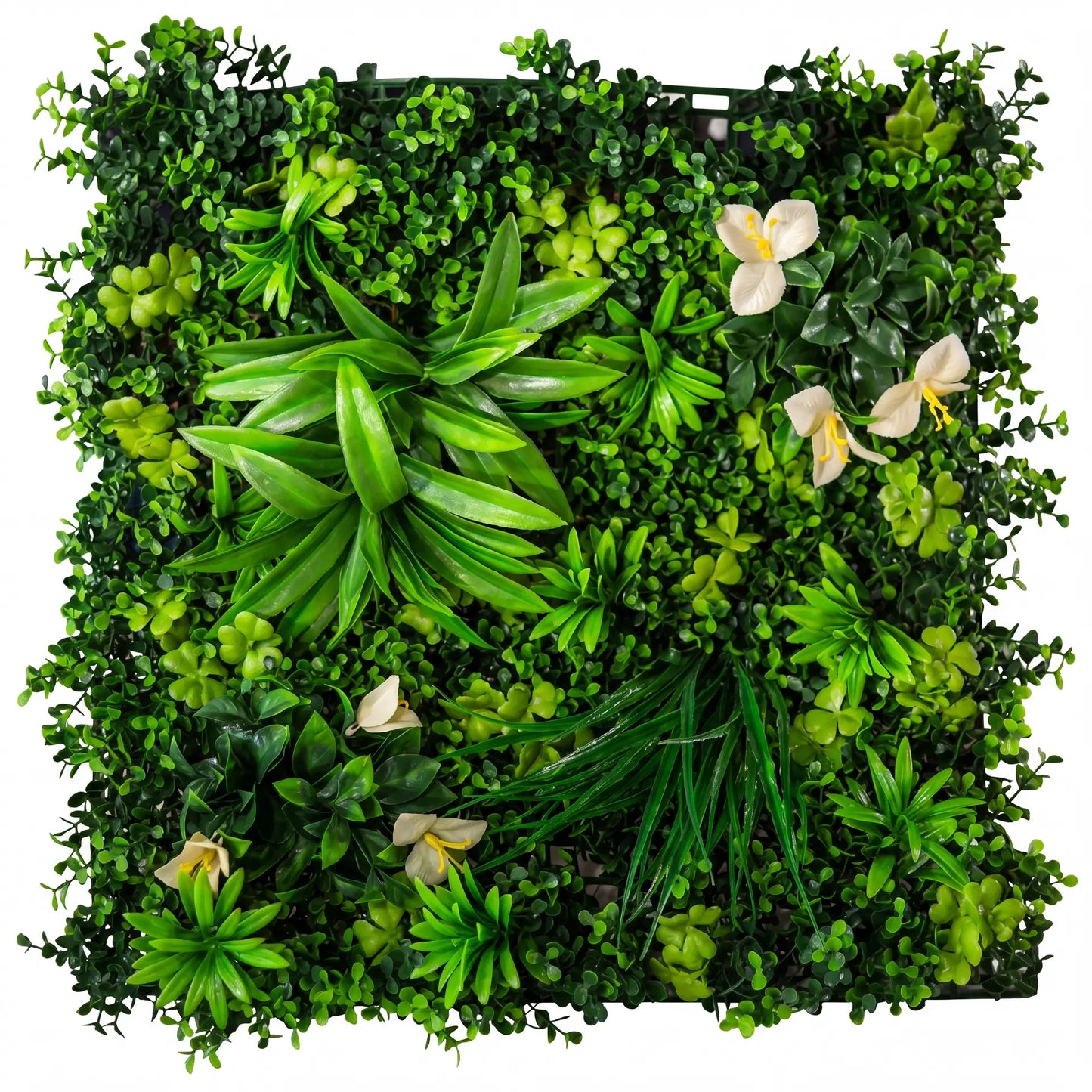 Künstliche Graswand in Naturfarbe